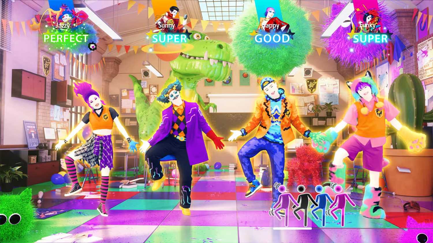 A screenshot of gameplay from Just Dance: 2026 Edition