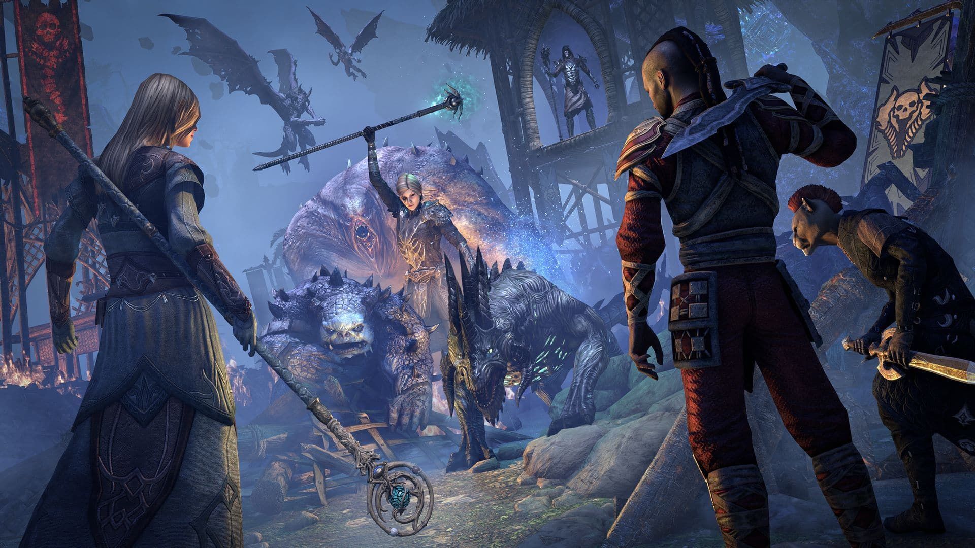 Elder Scrolls Online worm cult art