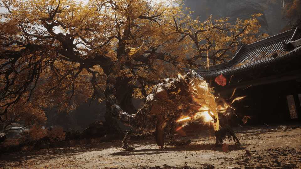 A screenshot from Black Myth: Wukong.