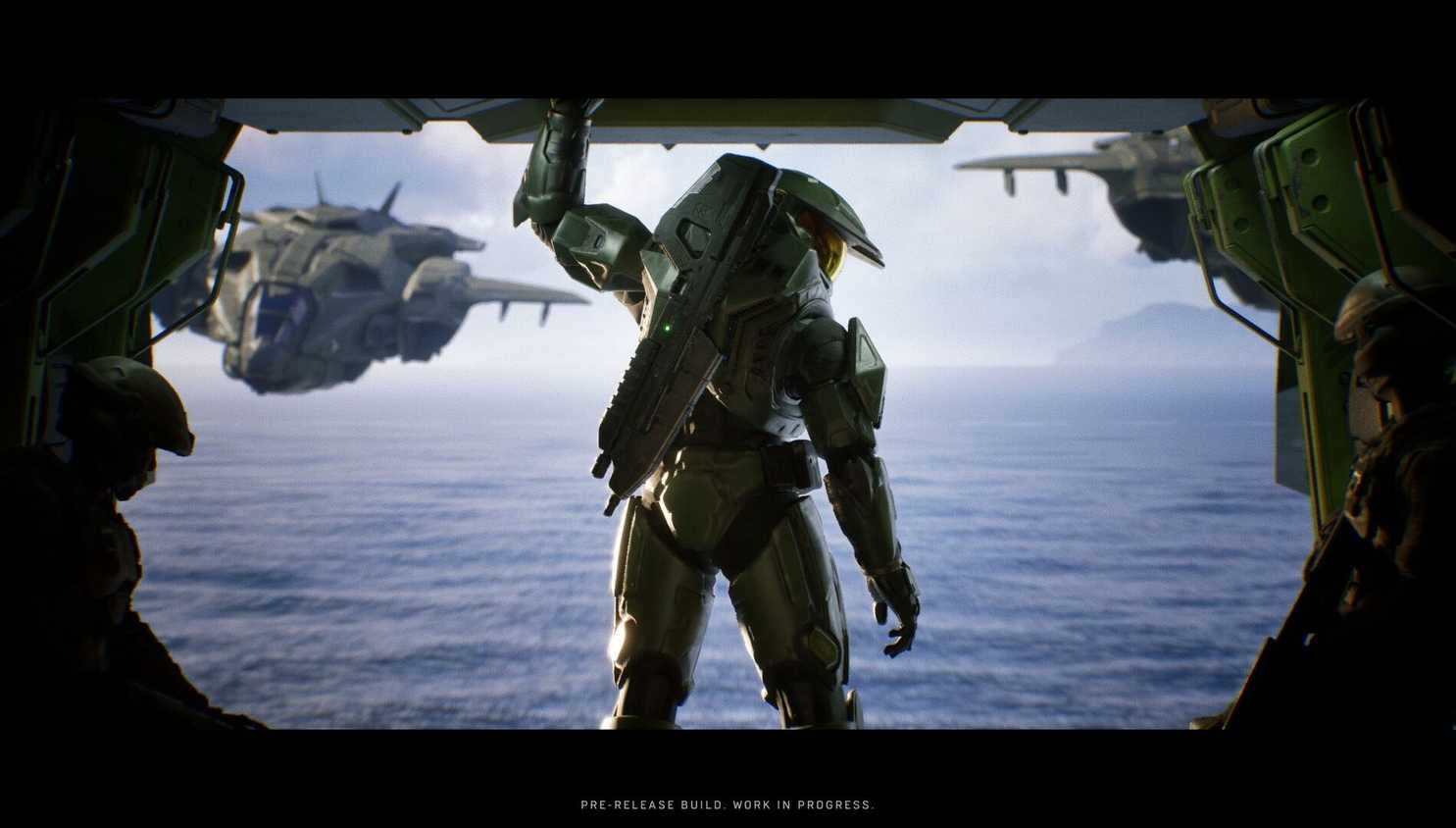 A screenshot of a cinematic from Halo: Campaign Evolved