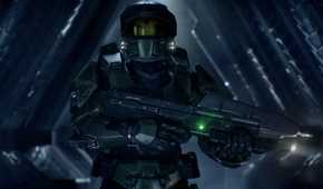 A screenshot of Master Chief in Halo: Campaign Evolved