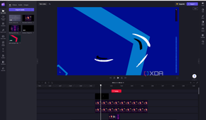 Screenshot of the Clipchamp video editor in Windows 11