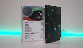 Seagate IronWolf 16TB hard drive.