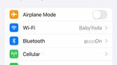 iPhone settings app