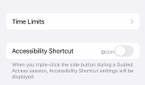 enabling the guided access toggle in settings