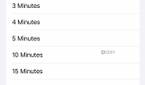 picking the display auto-lock in settings