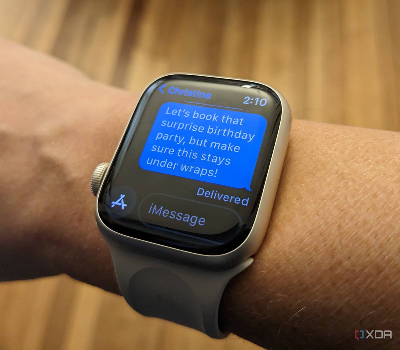 Iwatch Apple Watch Says New Message Apple Watch Review: A Slight