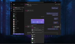 Screenshot of Microsoft Teams integration in Windows 11