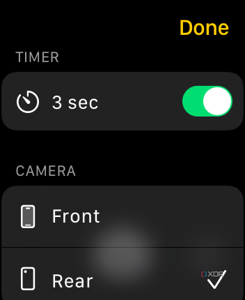 Apple Watch Camera Remote for iPhone