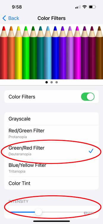 Iphone Colour Menu How to change display and text size on the iPhone