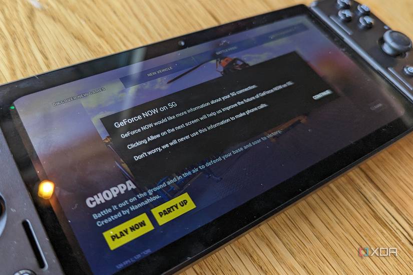 GeForce Now on 5G on the Razer Edge 5G