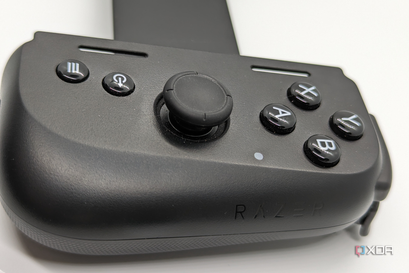 The Razer logo on the side of the Kishi V2 Pro