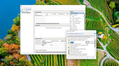 Screenshot of Hyper-V Manager on Windows 11 next to the Windows Features panel