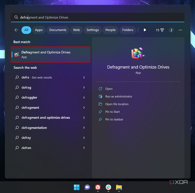 Defragment Clusters How to defragment or trim your drive on Windows 11