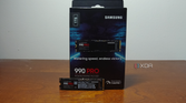 The Samsung 990 Pro SSD.