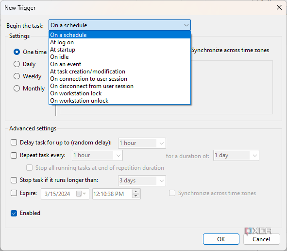 Advance Task How to create automated tasks with Task Scheduler in Windows 11