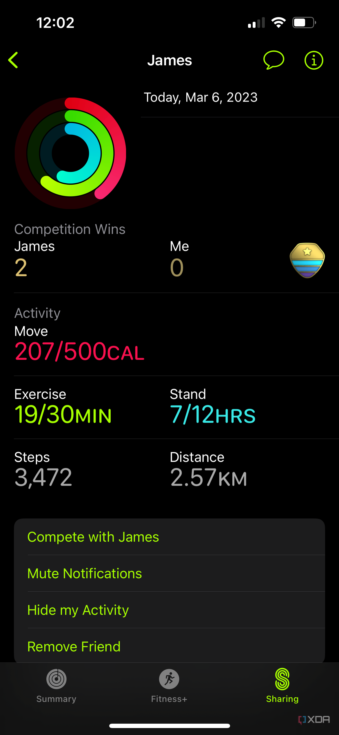 apple watch competition history