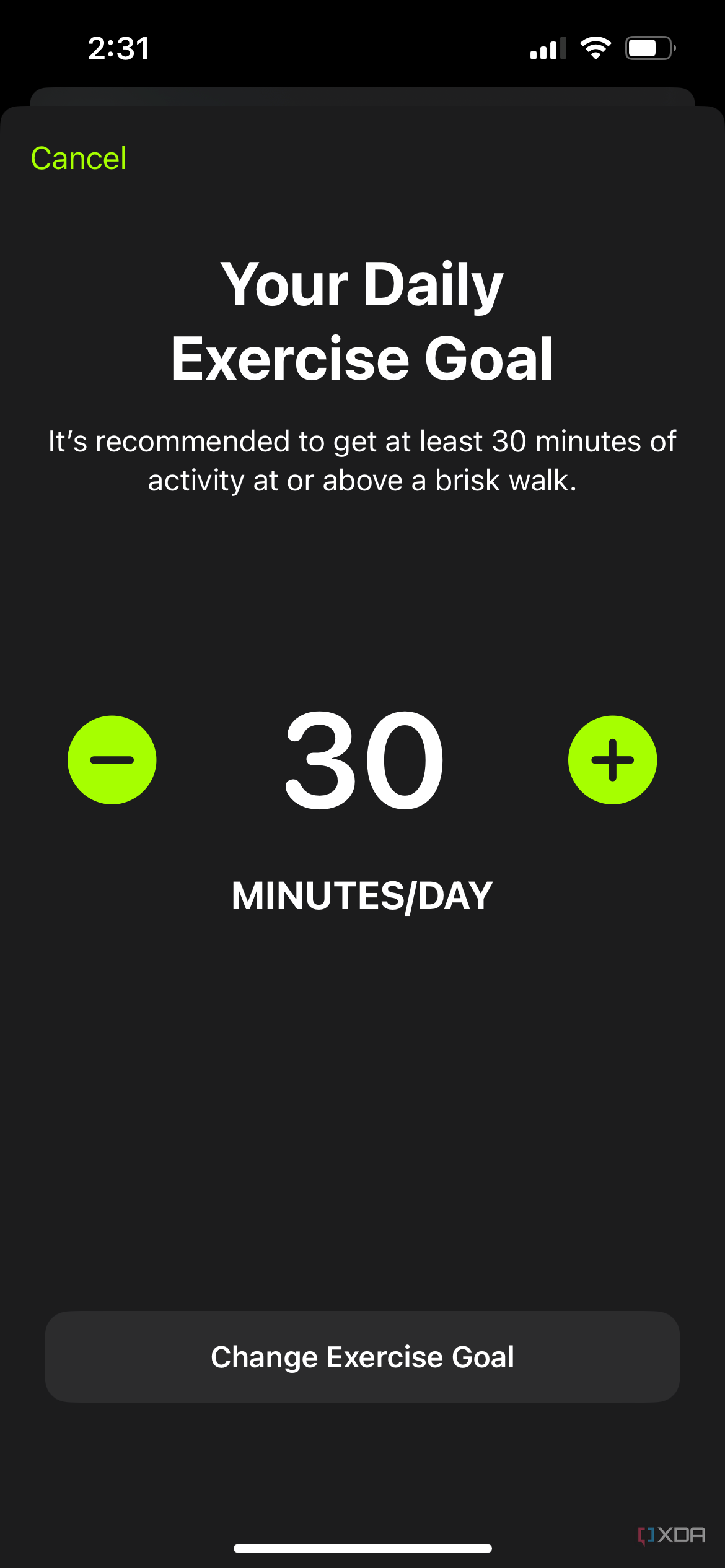 Rest Days How To Change Your Goals On Apple Fitness How An Apple
