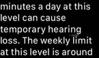 apple watch noise 100db