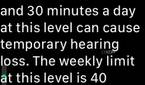 apple watch noise 80db
