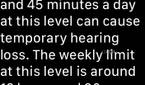 apple watch noise 85db