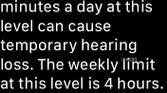 apple watch noise 90db