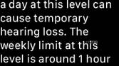 apple watch noise 95db