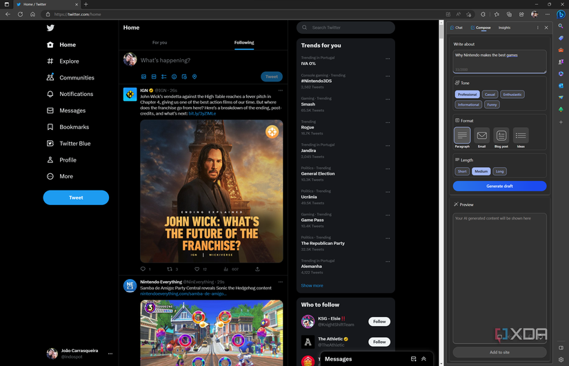 How to use Bing Chat in Microsoft Edge