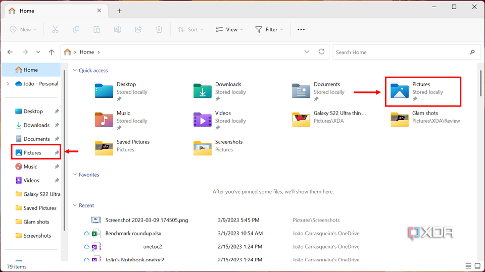 How to change where screenshots are saved by default in Windows 11