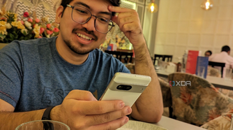 A screenshot of the Google Photos edit option in Pixel 7.