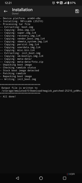 Magisk canary patching Galaxy S23 AP