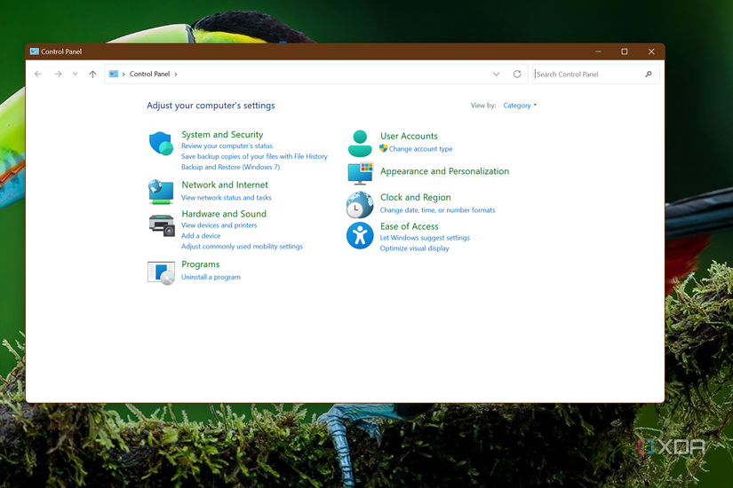 Control Panel in Windows 11