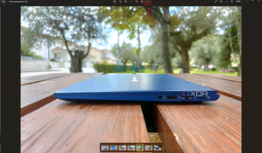 Screenshot of the Windows 11 Photos app displaying an image with the ellipsis icon highlighted
