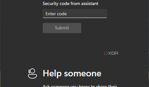 Screenshot of Quick Assist with the option to give help highlighted