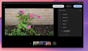Editing a movie in Google Photos