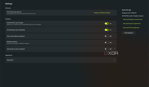 Screenshot of the Snipping Tool settings on Windows 11
