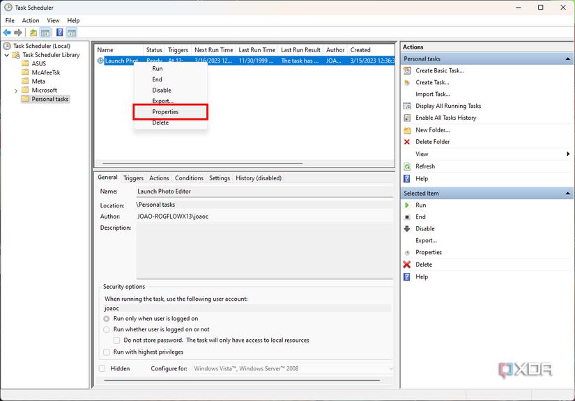 Task. Let Changing Menu How to create automated tasks with Task Scheduler in Windows 11