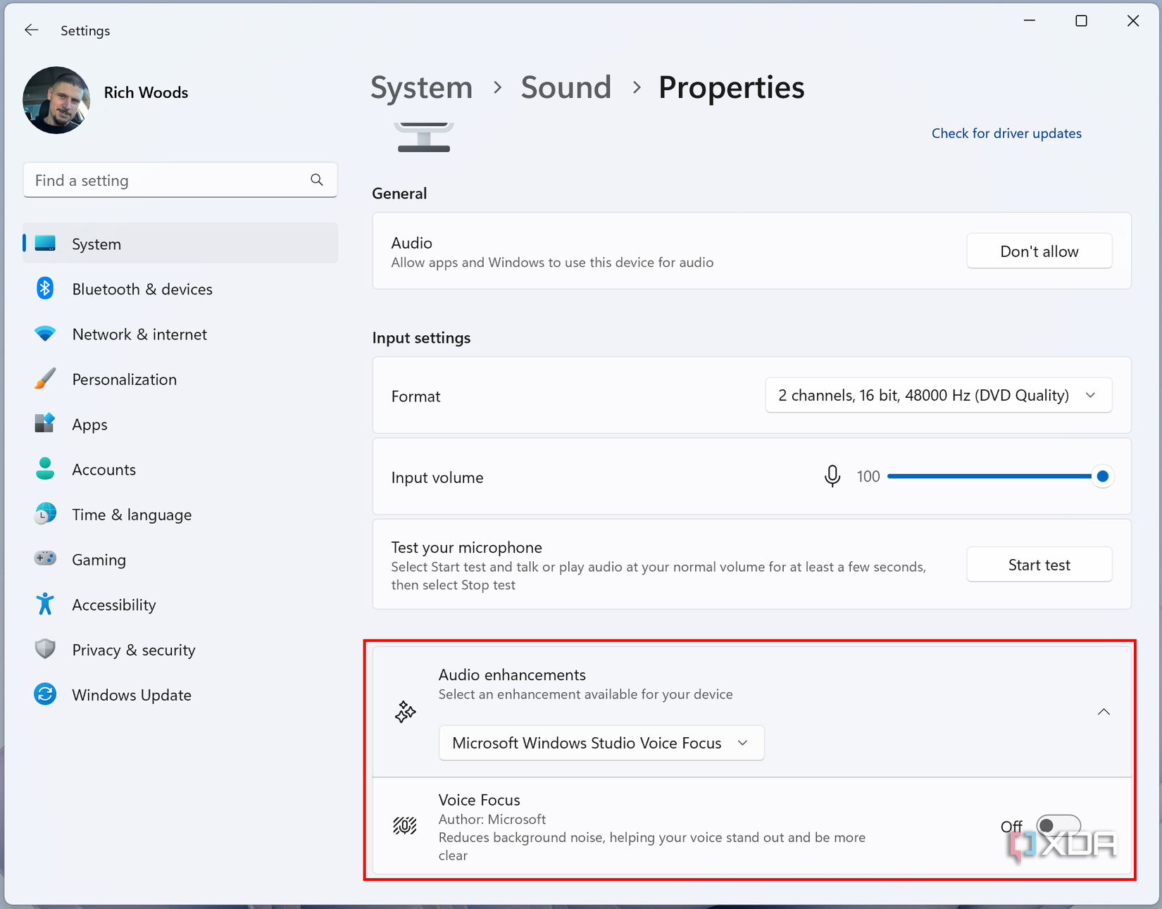 How to use Windows Studio effects on Windows 11