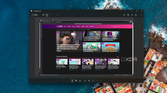 Screenshot of the Snipping Tool in Windows 11 open over a desktop background image