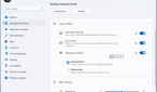 Screenshot of Windows Studio effects in the Settings app on Windows 11