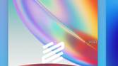 A screenshot showing the cover image of 'Blend' collection of abstract wallpapers within the Abstruct app.