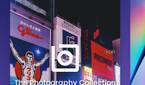 A screenshot showing the cover image of 'Lens' collection of abstract wallpapers within the Abstruct app.
