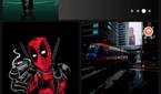 A screenshot showing a collection of wallpapers in Amoledpix wallpaper app.