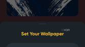 A screenshot showing different ways to apply the wallpaper on your phone.