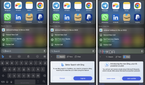 A screenshot of ads for Microsoft Bing chat in Microsoft Swiftkey on iOS