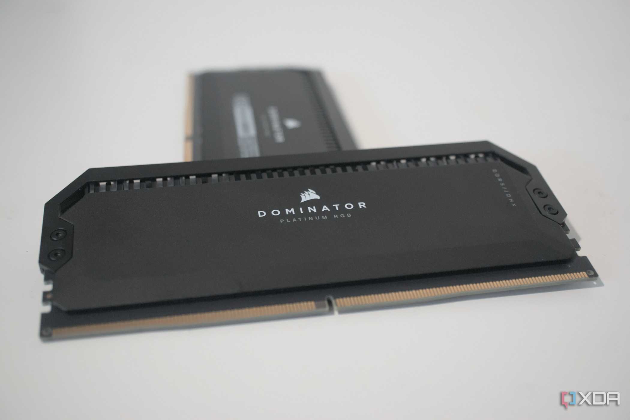 Image of a Corsair Dominator DDR5 RAM chip
