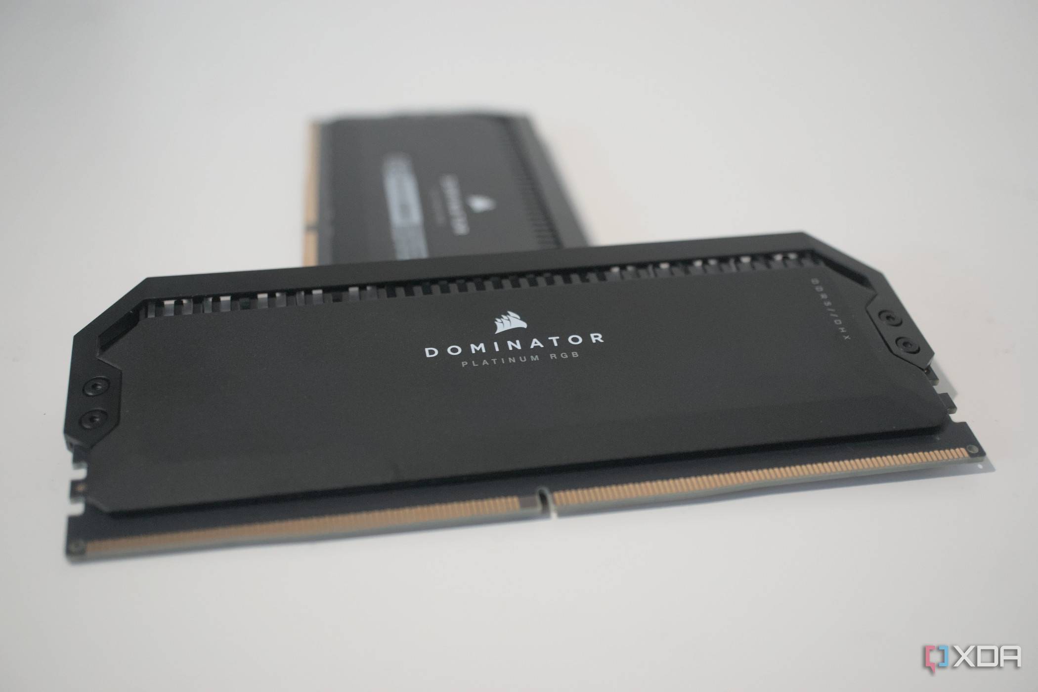 Image of a Corsair Dominator DDR5 RAM chip