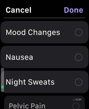 cycle tracking apple watch 14