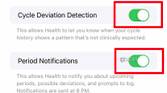 cycle tracking iphone 10