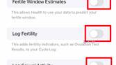 cycle tracking iphone 11
